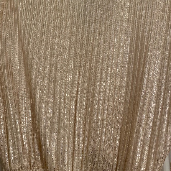 Metallic Gold Dress Small - Picture 3 of 4